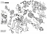 Bosch 0 603 386 803 Psb 1000 Rpe Percussion Drill 230 V / Eu Spare Parts